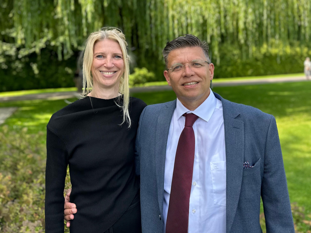 Foto van de eigenaren van Schoonmaakbedrijf Zichtenburg.